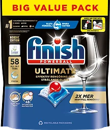 Maskindisk Ultimate AiO Disktabletter 58 Styck Finish