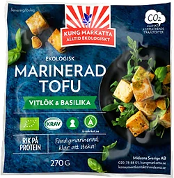 Tofu marinerad vitlök basilika Ekologisk 270g KRAV Kung Markatta