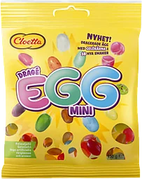 Godis Dragé Egg Mini 150g Cloetta