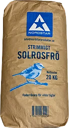 Foderråvara Vildfågel Strimmigt Solrosfrö 20kg Nordstar