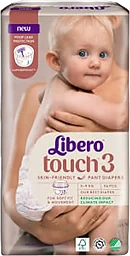 Byxblöjor Touch Strl 3 5-9kg 36-p Miljömärkt Libero