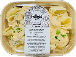 Pasta med kyckling och soltorkade tomater