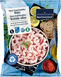 Skalade räkor L 150g Royal Greenland