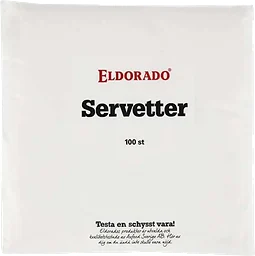 Servett Vit 1-Lags