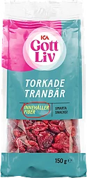 Tranbär Torkade 150g ICA Gott liv