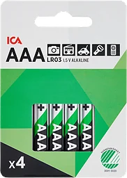 Batteri AAA LR03 4-p ICA