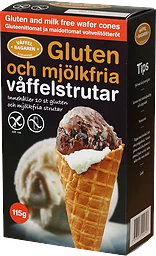 Våffelstrutar Gluten Och Mjölkfri