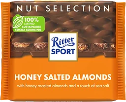 Chokladkaka Salta Mandlar 100g Ritter