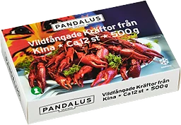 Kräftor 12-p Fryst 500g Pandalus