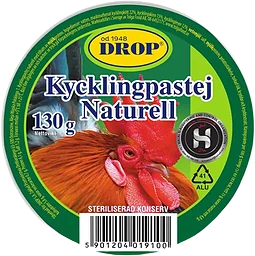 Kycklingpastej halal 130g Drop