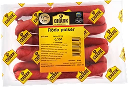 Röda pölser 350g SP Chark