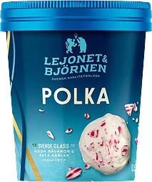 Glass Polka 0,5l Lejonet & Björnen