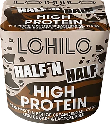 Half N' Half Vanilla & Chocolate Proteinglass