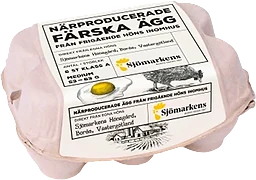 Ägg Frigående 6-pack 360g Sjömarken