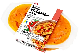 Färdigmat Korvstroganoff med Ris 400g ICA