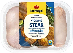 Kycklingsteak Färsk Urbenad Kycklingklubba ca 900g Kronfågel