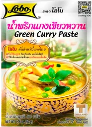 Currypasta Grön 50g Lobo