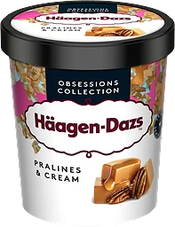 Glass Pralines & Cream 460ml Häagen Dazs