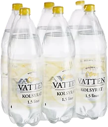 Vatten Kolsyrad Citron 6-p 150cl ÅP