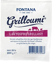 Grillost Grilloumi Laktosfri 26% 200g Fontana