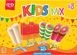 Glass Flerpack Kids mix 8-p GB Glace