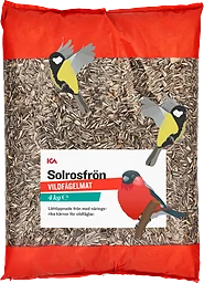 Vildfågel Solrosfrön 4kg ICA