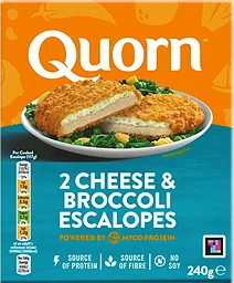 Vegetarisk Cheese & broccoli escalopes 240g Quorn