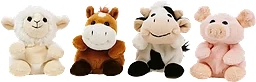 Mjuka bondgårdsdjur 11cm Farm Buddies