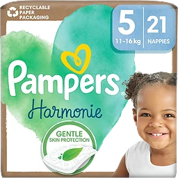 Blöjor Harmonie Strl 5 11+kg 21-p Pampers