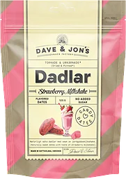 Dadlar Strawberry Milkshake 125g DAVE & JON'S