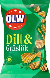 Chips Dill & Gräslök 275g OLW