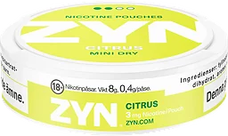 Nikotin utan tobak Mini Dry Citrus 1-p Zyn