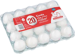 Ägg 20p Frigående