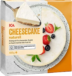 Cheesecake naturell Fryst 400g ICA
