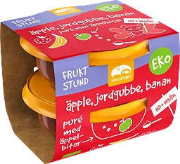 Äpple Banan Jordgubb Mellis