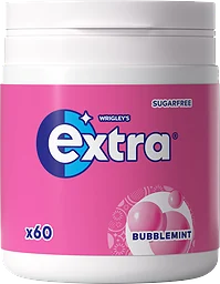 Bubbelmint Sugarfree Gum 60st
