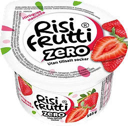 Mellanmål Zero Jordgubb 165g Risifrutti