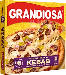Pizza Kebab Fryst 350g Grandiosa
