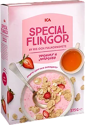 Specialflingor jordgubb och yoghurt 375g ICA