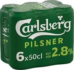 Öl 2,8% 50cl 6-p Carlsberg 