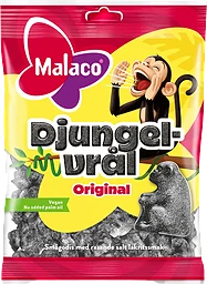Godispåse Djungelvrål Saltlakrits 90g Malaco
