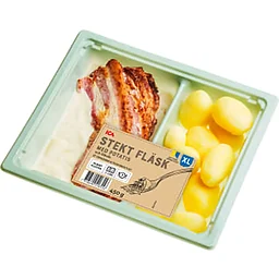 Färdigmat Stekt Fläsk med Potatis och Löksås XL