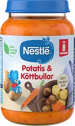 Potatis Köttbullar Från 8 Månader