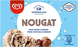 Nougat Gräddglass