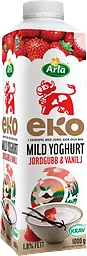 Fruktyoghurt Jordgubb & Vanilj 1,8% Ekologisk 1000g Arla Ko®