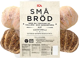 Småbröd med topping 6-p 300g ICA