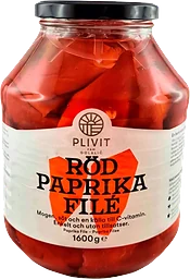 Paprikafile Röd 1600g Plivit