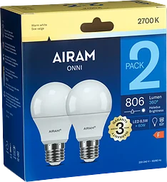 Led Normal 806lm E27 60w Varmvit