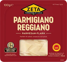 Parmesanost Parmigiano Reggiano flarn 100 g Zeta