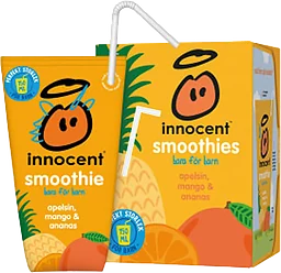 Smoothie för Barn Apelsin Mango Ananas 4-p 600ml Innocent